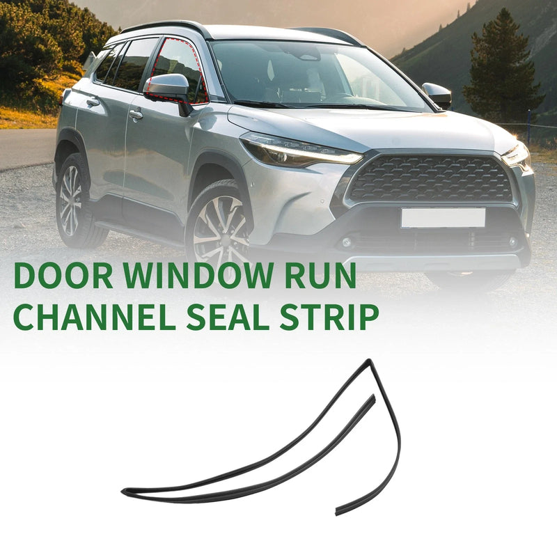 Toyota 1 x Front Right Door Window Run Channel Seal Strip