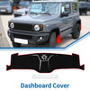 Ford Mustang Mach-E 2021-2024 Black Red Dashboard Cover Mat