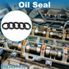 Oil Seal 25x34x7mm Nitrile Rubber Black 5 Pcs Rotary Shaft Seal