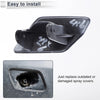 BMW 320i White Front Right Side Bumper Headlight Washer Nozzle Cover Cap