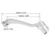 0.39” Aluminum Alloy Motorcycle Shift Lever Folding Gear Shifter Silver Tone