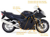 Honda CBR 1100XX Blackbird Carenado Inoxidable Tornillos (1999–2007)