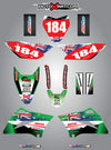 KAWASAKI KLX 110 Custom Graphic Kit - AUSSIE PRIDE (2010-2023)