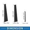 Lexus ES 6 Pcs Black Door Pillar Window Trim (2002-2006)