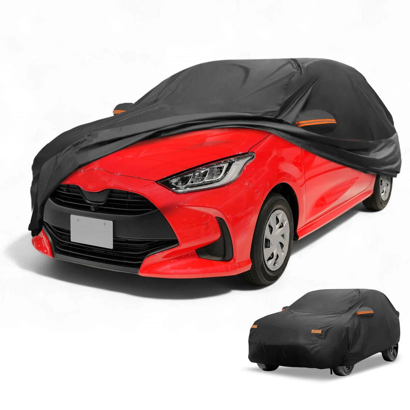 Toyota Yaris Black Aluminum Film Car Cover Waterproof All Weather