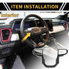 Chevy Colorado Steering Wheel Cover Trims Carbon Fiber (2023-2024)