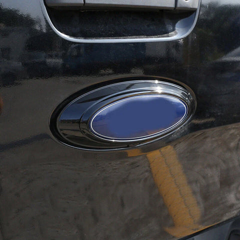 Ford Ranger Gloss Black Rear Badge Ring Logo Cover (2015-2021)