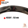 Isuzu D-Max Dmax Ute 3" Grey Slim Fender Flares (2020-2023)