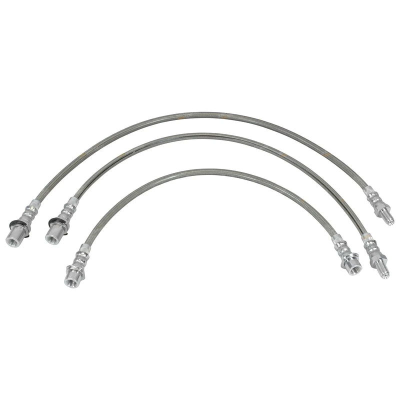 Cruiser w / ABS 80 Series Extended Braided Brake Hose Set (1992–1998)