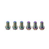Bike Motorcycle 6pcs M6x10mm Titanium Torx Head Flange Screws