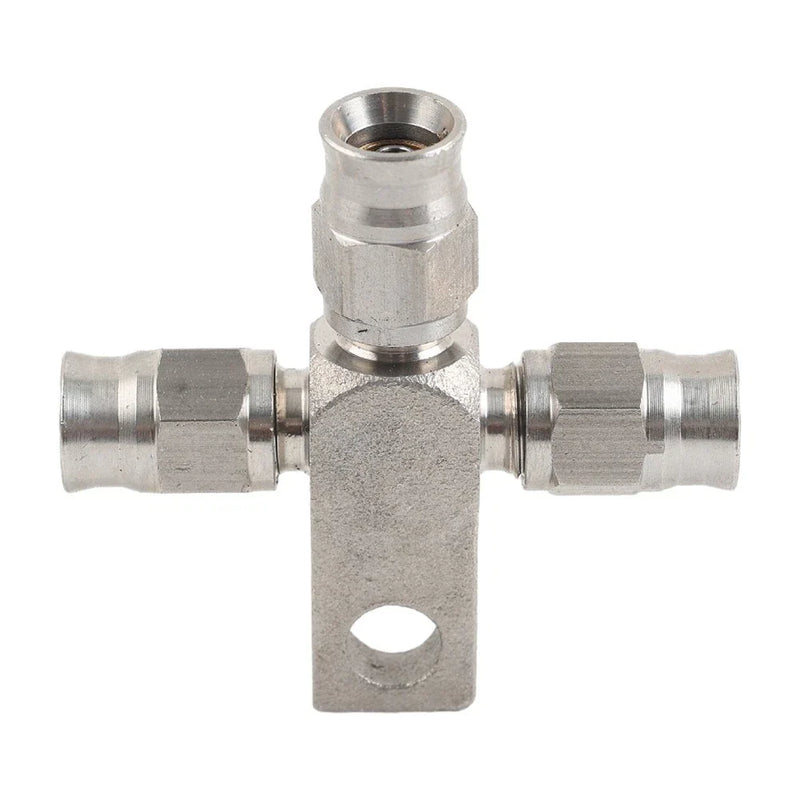 Car Stainless Steel AN-3 Tee Brake Hose Fittings (No Year Specified)