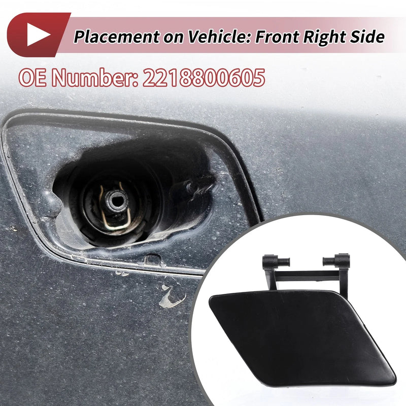 Mercedes-Benz S600 Front Right Bumper Headlight Washer Nozzle Cover (2000-2006)