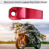 Rectangle Aluminum Alloy Hanging Hook Motorcycle Hexagon Wrench Screw Nut Red