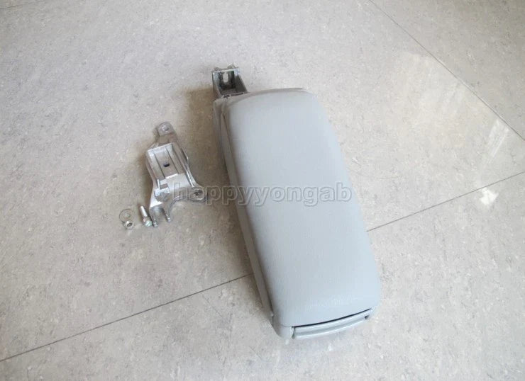 Audi A4 S4 Leather Gray Central Console Armrest (2002-2006)