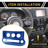 Jeep Wrangler JK JKU (2011-2017) Blue AC Switch Button Control Cover Trim