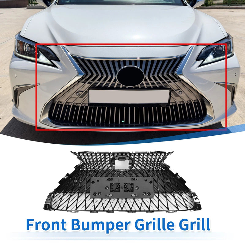 Lexus ES350 2019-2021 Black Facelift Style Front Hood Bumper Grille