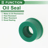 Make Model Oil Seal / 8x15x8mm / Rotary Shaft TPU Green 5 Pcs