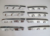 Nissan Qashqai Dualis Full Set ABS 8pcs Front Grille Trim (2007-2009)