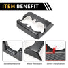 Chevy Colorado Carbon Fiber Armrestbox Rear Cup Holder Cover (2023-2024)