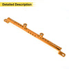 Motorcycle Cross Bar Handlebars 10mm/0.39" Dia Orange