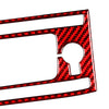 Honda Accord Red Carbon Fiber Control Volume Switch Panel Cover (2013-2017)
