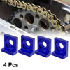 Motorcycle 4pcs / 12mm Dia / Hole Chain Adjuster Block Tensioners