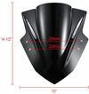Kawasaki Ninja 300 EX300 Black Windshield (2013-2017)