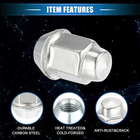 Chevrolet Malibu Impala 10pcs M12x1.5 Wheel Lug Nuts