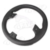 Universal Car 13" Racing Steering Wheel Leather PVC w/ Horn Button