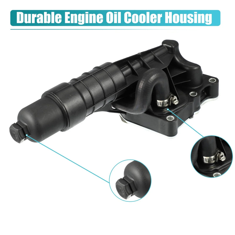 Mercedes-Benz Engine Oil Cooler Housing with Gasket (2002-2012)