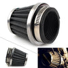 Honda Yamaha Suzuki Motorcycle ATV Dirt Bike 50mm Chrome Air Filter
