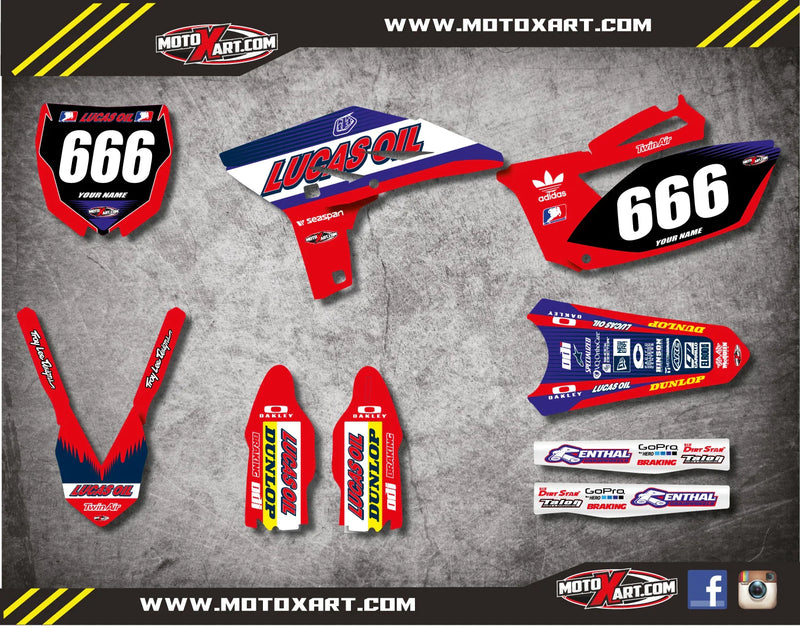 Yamaha YZF 250 Custom Graphic Kit ACTIVE STYLE (2010-2013)