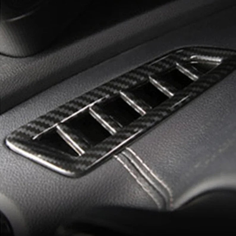 KIA SORENTO Carbon Fiber Look Front Console Air Vent Cover Trim (2021-2023)