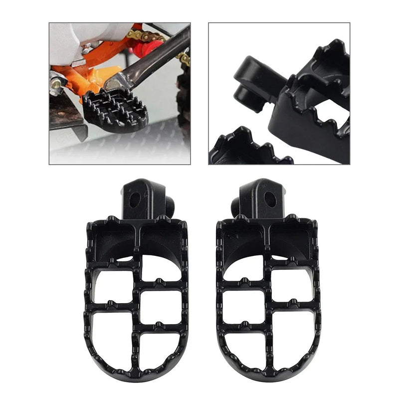 Suzuki V-Strom 650 DL650 Black Front Footrest Pegs (2004-2012)