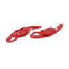 VW Golf Jetta Passat Polo Red Steering Wheel Paddle Shifter Extensions