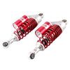 Scooter Bike Moped Red 280mm 11" Air Shock Absorbers Pair