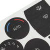 Ford Escape Fusion Heater AC Climate Control Button Decal
