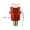 Car Sump Cap Aluminium with Gaskets M16 x 1.5 Magnetic Oil Drain Plug