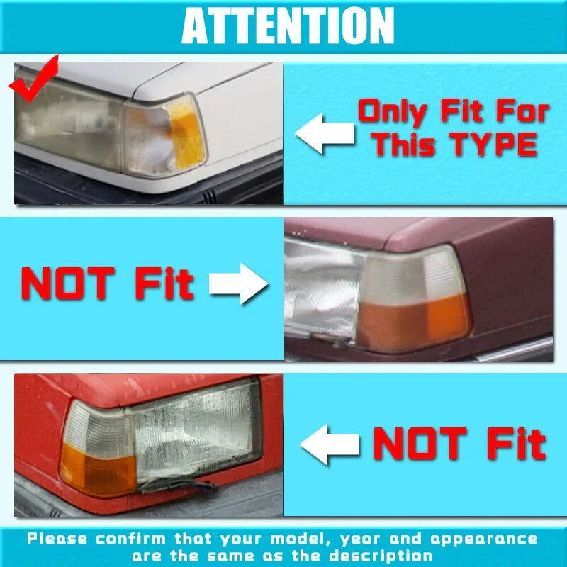 Volvo 740 940 960 Front Parking Corner Light Cover (1990-1998)