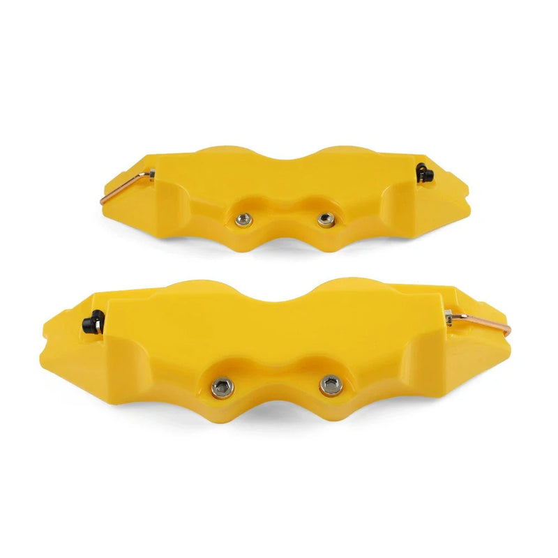Universal Cars Large 3D Style Yellow Disc Brake Caliper Covers Set