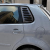 VW Polo MK4 2 x Carbon Style Rear Window Louver Covers (2001-2009)