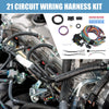 GM Chevy Ford Truck Set Universal 21 Circuit Wiring Harness Kit