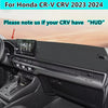 Honda CR-V Car Leather Dashboard Cover Dash Protector Mat Pad (2023–2024)