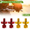Motorcycle Bike Cable Adjuster Screw 4 Pcs
