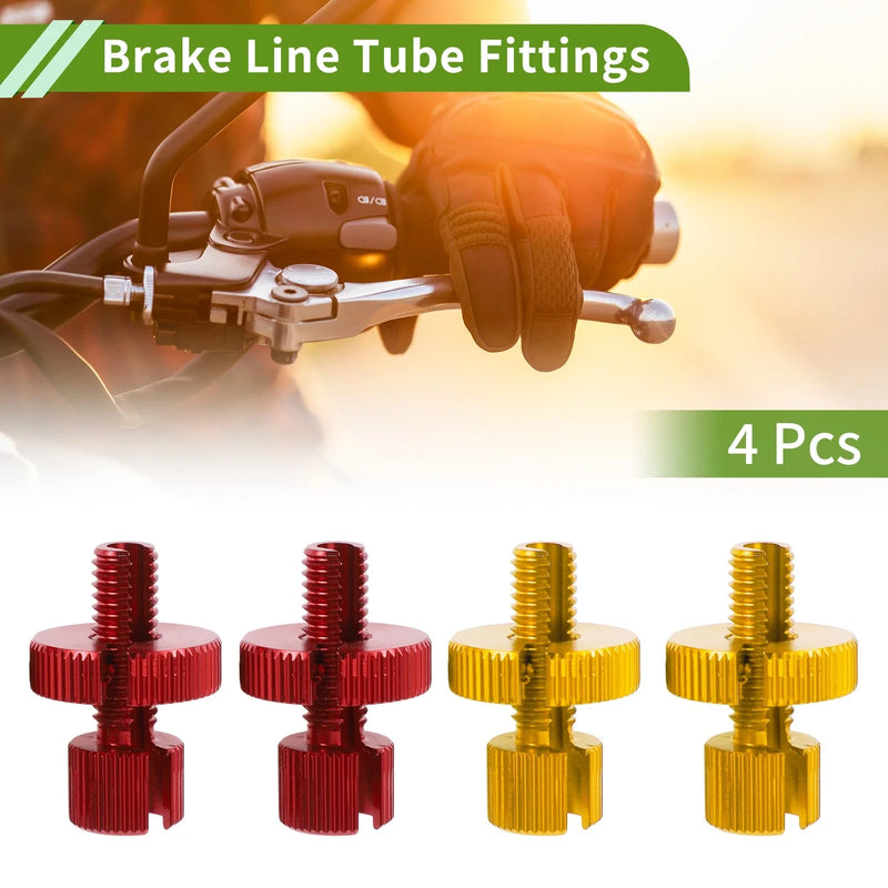 Motorcycle Bike Cable Adjuster Screw 4 Pcs
