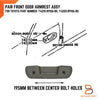 Toyota Hilux 4Runner Grey Interior Trim Door Armrest Handle (88-96)