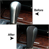 BMW 3 5 Series X3 X5 E60 E61 E90 E92 Dark Grey Gear Shift Knob Cover (2006-2013)