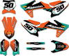 KTM 50 Custom Graphics Kit Vital Style Stickers (2024-2025)