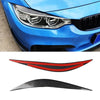 BMW F80 M3 F82 F83 M4 2 x Carbon Fiber Headlight Eyelid Covers (2012-2019)