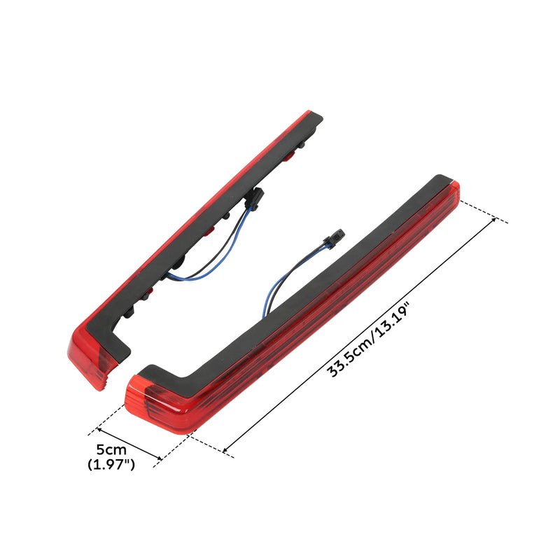 Harley Touring Side Marker Red LED Accent Lights (2014-2024)